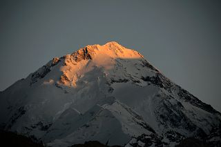 35 Gasherbrum I Hidden Peak North Face Close Up At Sunset From Gasherbrum North Base Camp In China.jpg